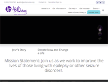 Tablet Screenshot of joshprovides.org